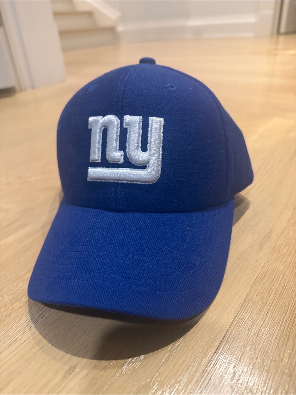 NFL Royal Blue NY Giants Cap with White 'ny' Embroidered Logo